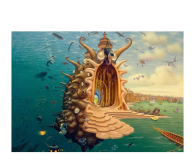Merch Imagination Puzzle: Jacek Yerka Port / Harbor 1000 elementów - 1275296 - zdjęcie 5